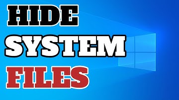 How To Hide Files in Your Pc — Windows Pc