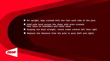 CE2M9V9 Fitness Testing   Seated Trunk Rotation Test