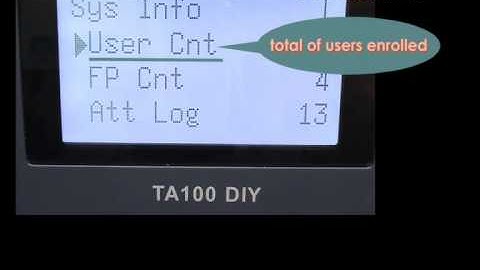 TA100 DIY_16-To View Device Information.wmv