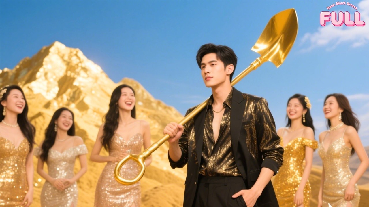 一把铲子一盒烟，金矿一挖挖一天！救娃绑定寻金系统，荒山挖出黄金全村跪