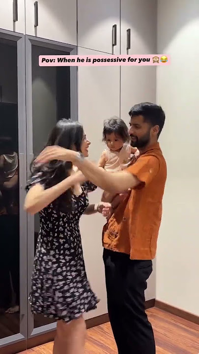 When your husband gets possessive ❤️🙈 #possessive #cute #love #couplegoals #shorts