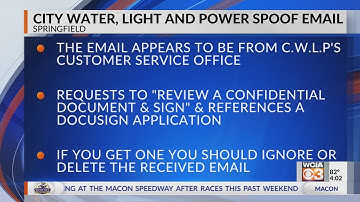 CWLP warns of spoof email, phishing scheme