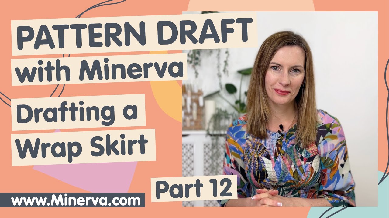 Pattern Drafting For Beginners Part 12 Drafting a Wrap Skirt YouTube