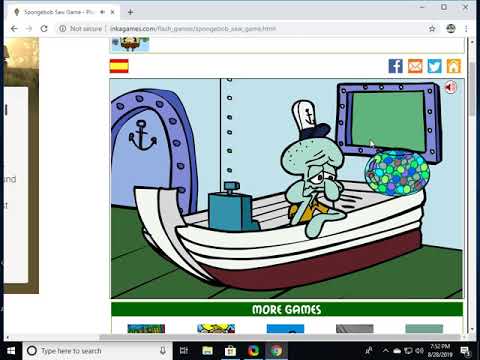 Spongebob Saw Game Walkthrough