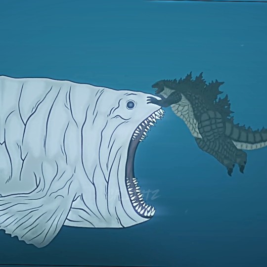 GODZILLA VS BLOOP || CREDIT @PANDYMONSTERPART 3 #edit #shortsviral #viralvideos #bloop #godzilla