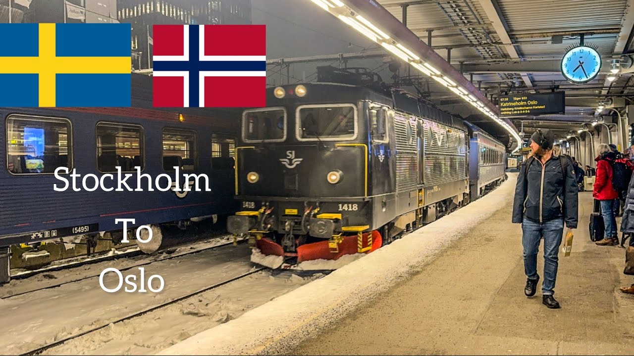 *Comeback* Sweden to Norway by Train! Stockholm-Oslo With SJ InterCity! 🇸🇪🇳🇴
