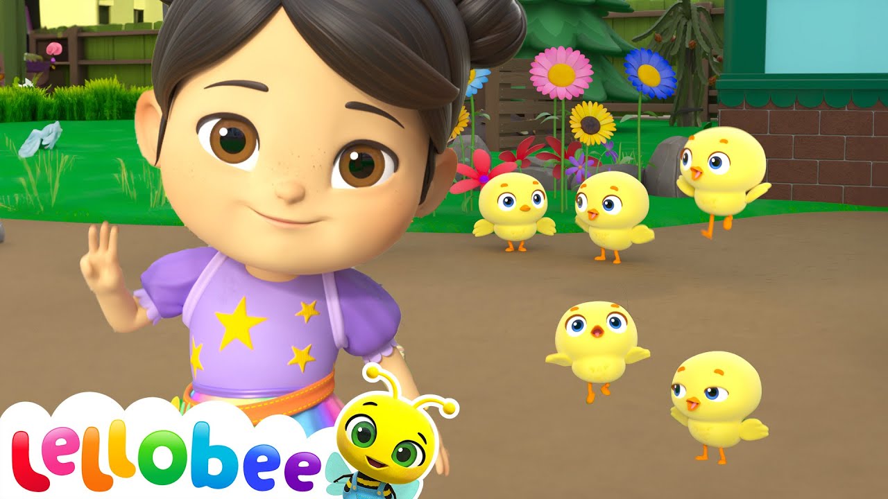Ducklings on the Loose! Ella’s Farmyard Hide-and-Seek Adventure! | 🍯 Lellobee Kids Songs & Cartoons