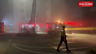 Sivas Sgk İl Binasında Yangın