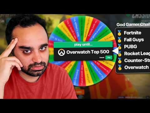 I created a Gaming Challenge that nearly broke me (Overwatch, Rocket League, PUBG, CS2, and more)