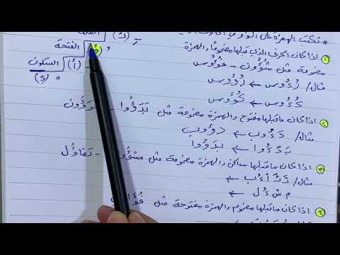 املاء الهمزة المتوسطة على الواو اللغة العربية للصف الثاني متوسط ست مريم