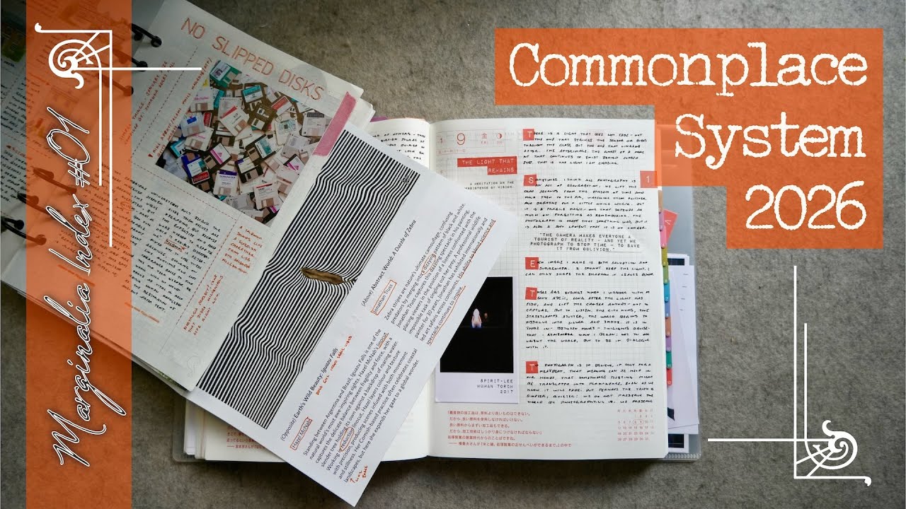 Система Commonplace 2026 | Объяснение Hobonichi и колец формата A5