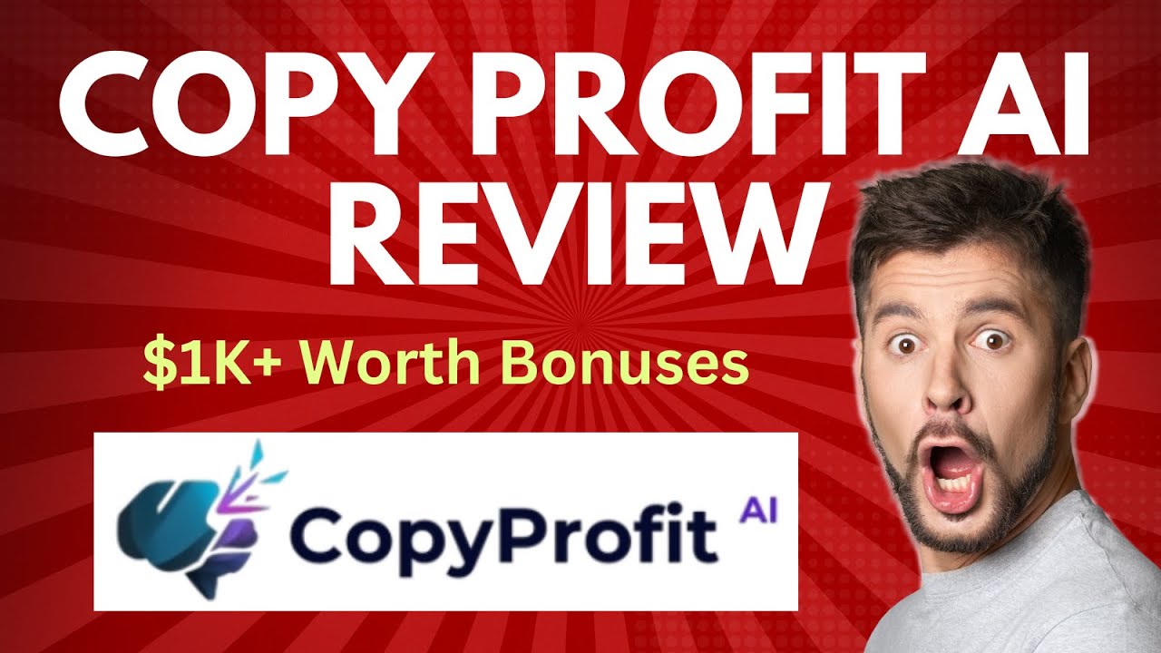 Copy Profit AI Review | Quick DEMO, $1K+ Worth Premium Bonus