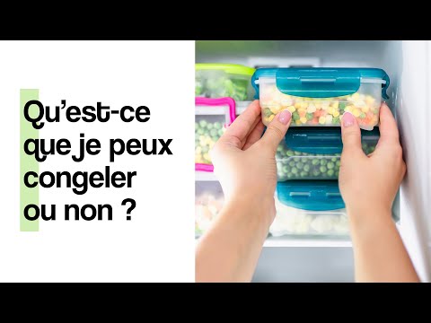 Vidéo: Quels aliments peuvent être congelés pour l'hiver