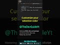 Stop using the default Blue highlight! #css #frontend #webdevelopment #coding