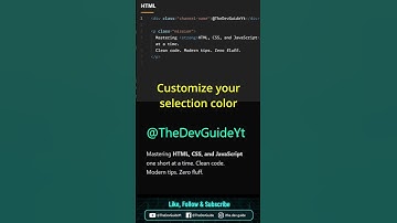 Stop using the default Blue highlight! #css #frontend #webdevelopment #coding