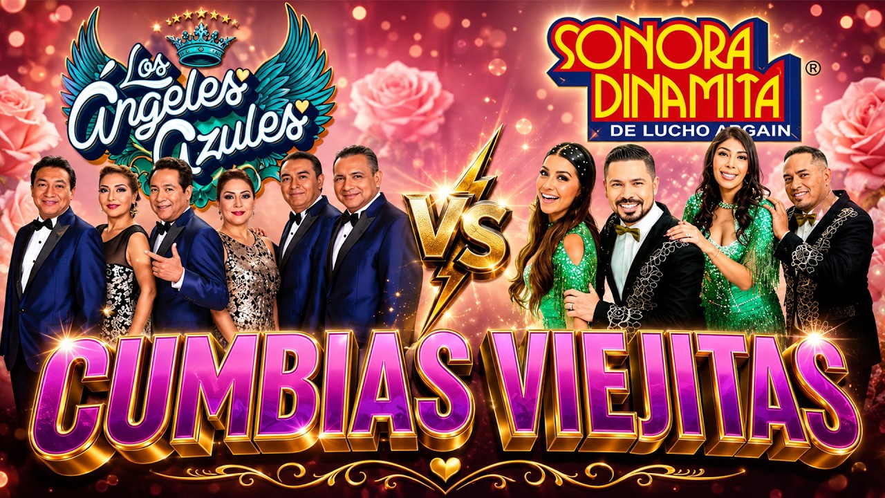 💃🕺 Los Ángeles Azules vs La Sonora Dinamita 🎶 Cumbias Para Bailar Toda la Noche
