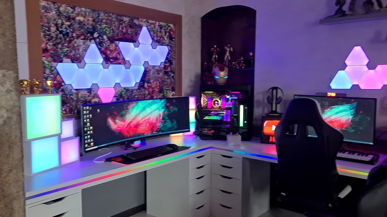 SETUP 2020-Créer son bureau gamer RGB ultime 100% IKEA A 512