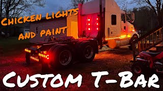 Building a T-Bar for My Kenworth (Chicken Lights)