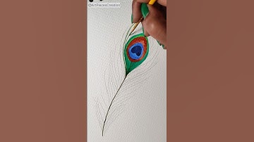 Krishna Morpankh || Easy Painting || Art Pieces #art #shorts @ArtPiecesCreation