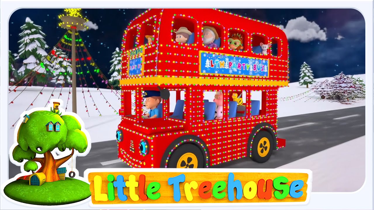 Las Ruedas Del Autobús Especial De Navidad + Las Mejores Canciones De Año Nuevo Para Niños