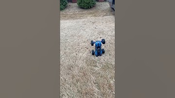 custom traxxas rustler 4x4 vxl self righting 🥶🏎️💨 #fun #rccar #traxxas #blue #traxxas4x4