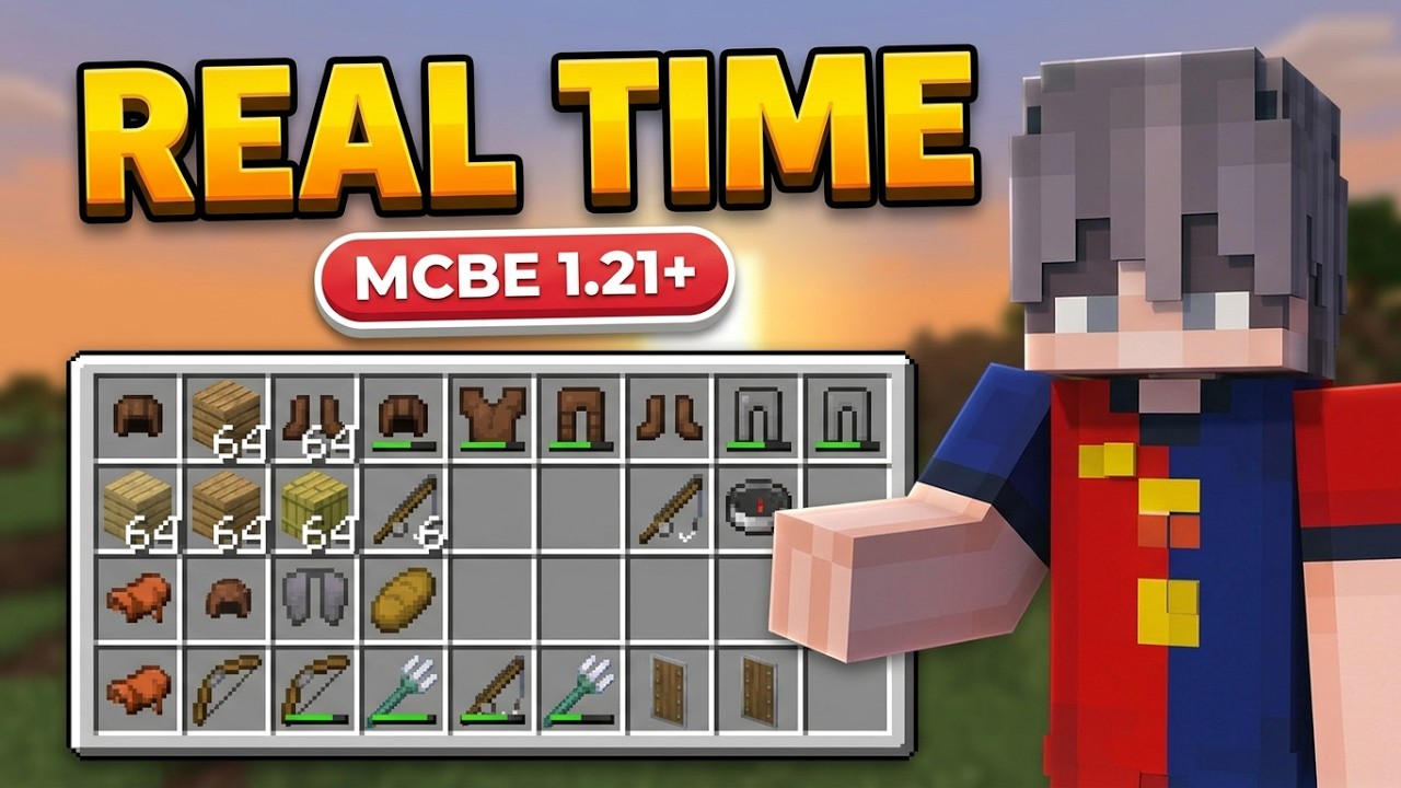 InventoryHUD Texture Pack for MCBE | 1.21+ | - YouTube
