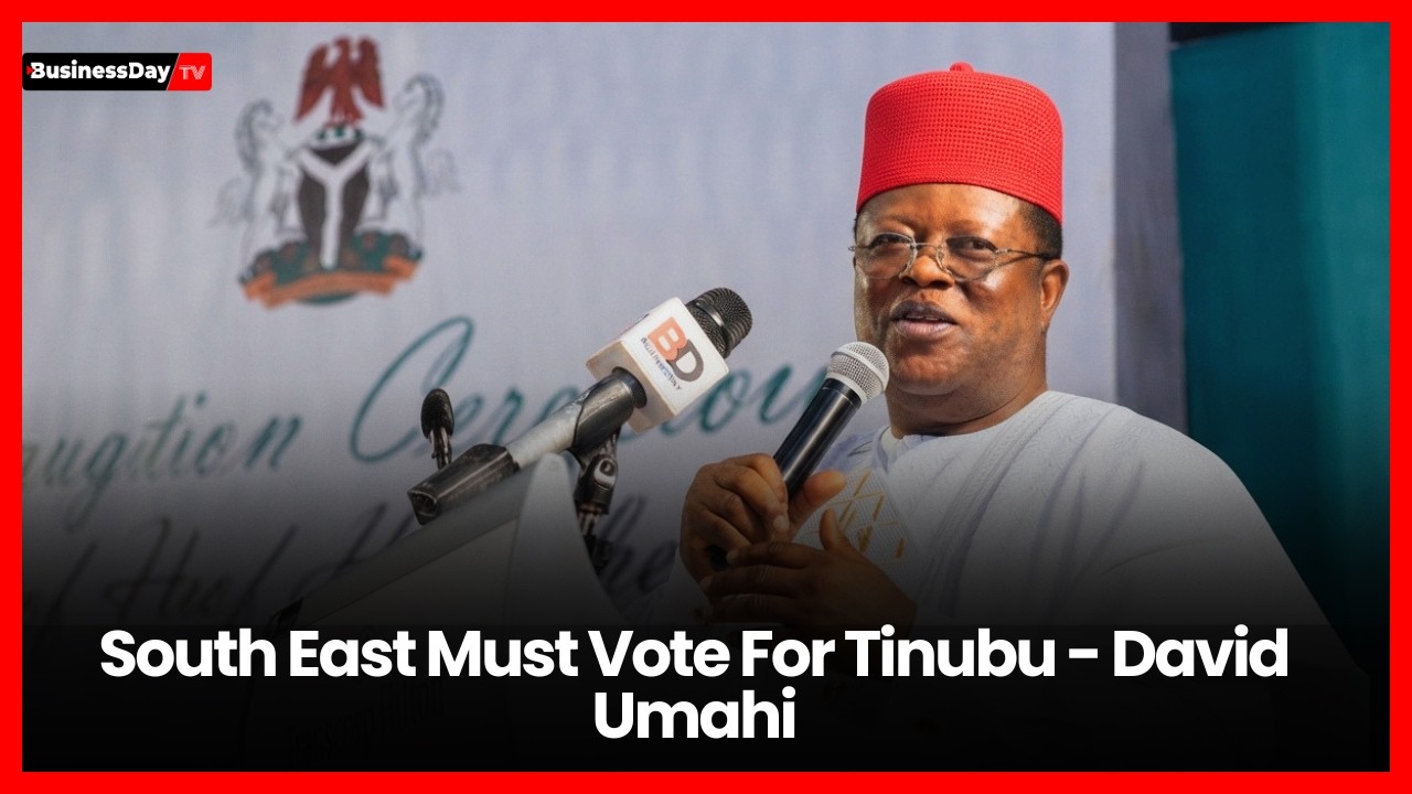 South East Must Vote For Tinubu - David Umahi