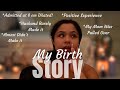 MY POSITIVE BIRTH STORY | Admitted at 38 weeks