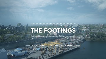 Learn more about the footings on the West Approach - New Champlain Bridge