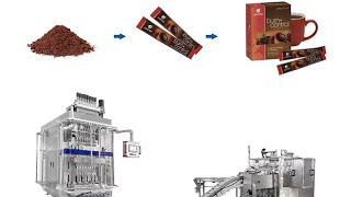 Multi-Lane Coffee Packaging Machine for Stick Pack Production#packagingmachine