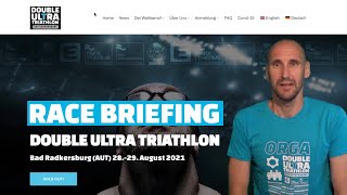 Race Briefing DOUBLE ULTRA TRIATHLON Bad Radkersburg 2021