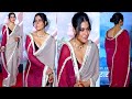 Kajol Lag Rahi है Saree मैं Ekdum Hot🔥Kajol Flaunts Her Cle@vege In Deep Neck Blouse@Salaam Venky Sc