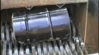 Metals Shredding: Concrete-Filled Steel Drums (D)