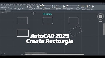 How to Create Rectangles - AutoCAD 2025 Tutorials