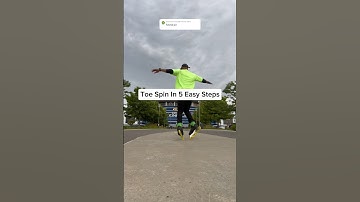 How To Toe Spin 🔥😱 #rollerblading #rollerskating #summervibes #shorts