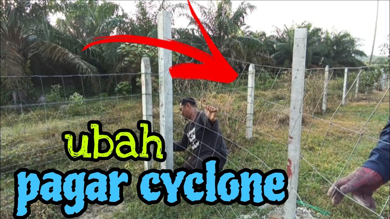 [Episod1609] tampal dawai cyclone di tiang baru