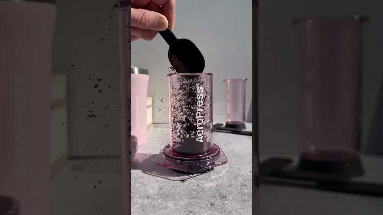 Brew a Rose Latte with AeroPress in Minutes ☕🌹