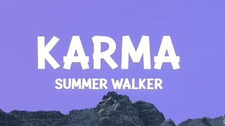 Summer Walker - Karma (Lyrics)  | 1 Hour Sad Love Songs 2023