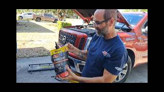2019 NISSAN TITAN 5.6L AMSOIL SIGNATURE OIL &amp; FILTER &amp; DIFFERENTIAL SEVERE GEAR 100% SYNTHETIC 