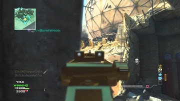 MW3: Gold MP7 MOAB On Dome + My First One On Dome!