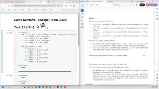 Game Scenario - Escape Room 2025 - Part 1a - voiceover