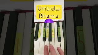 How to play Umbrella by Rihanna on piano