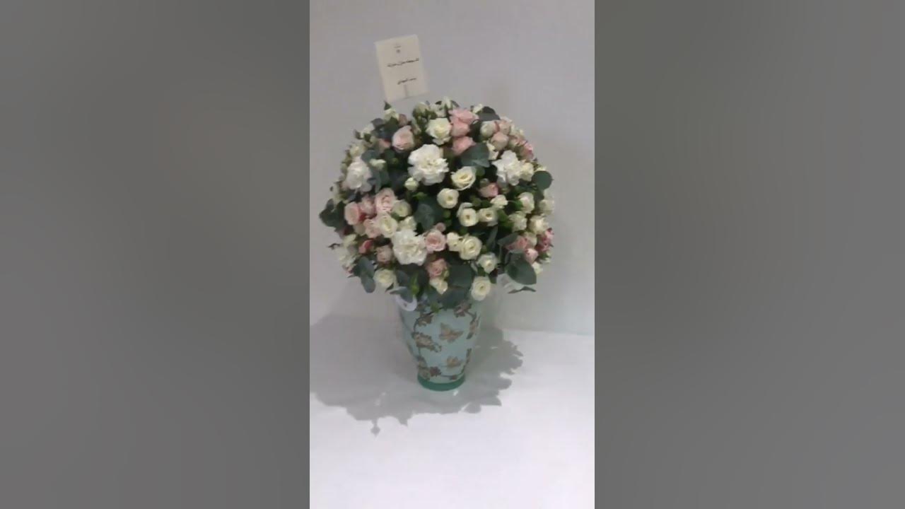 #white #flowers #arrangement #short #video #viral