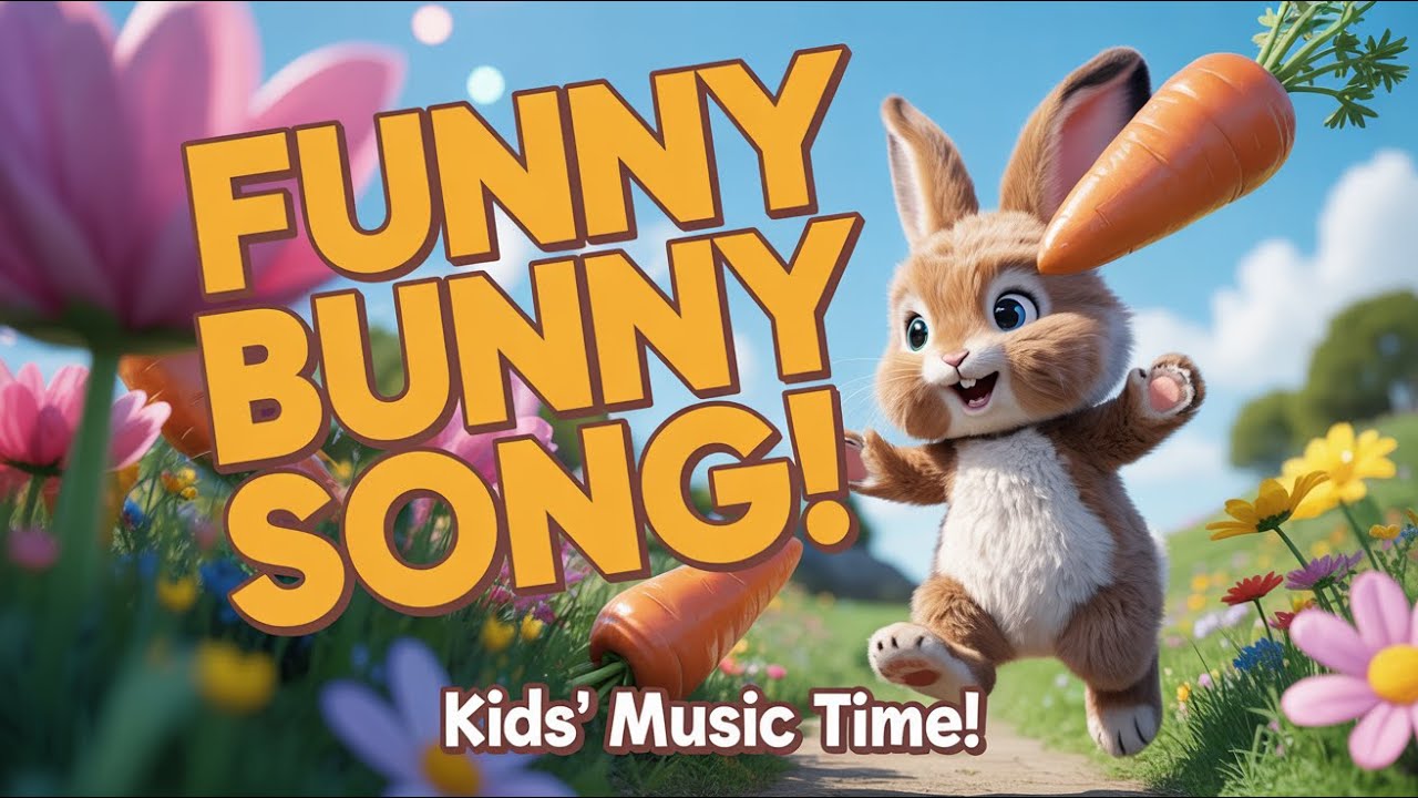 Bunny Counting Song | Cute Rabbit Nursery Rhyme and Kids Music Learning ...
