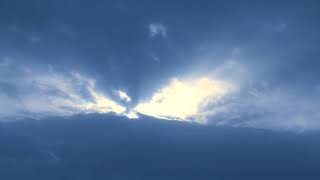 Sun Behind the Clouds Time lapse Video Free | Background video for Title