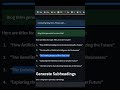 AI Blog Writer Powered By OpenAI API