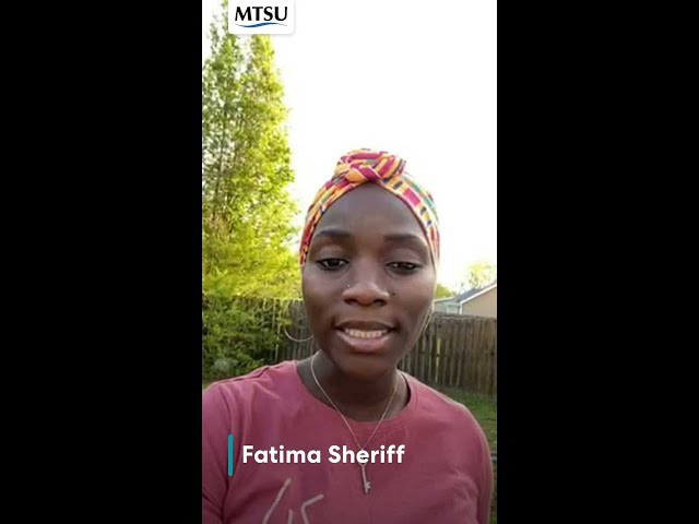 Fatima Sheriff for School of Nursing Video Testimonials