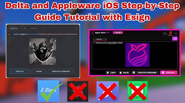 Install Appleware Executor and Delta Executor for iOS (Latest Version) for Roblox With Latest Esign