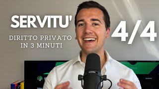 Servitù Azioni A Difesa, Estinzione... Diritto Privato In 3 Minuti