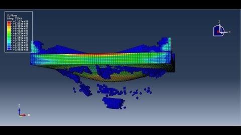Simulation air blast explosion over the composite panel(Concrete+Titanium foam) in Abaqus